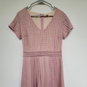 A line pink lilac Francesca's dress